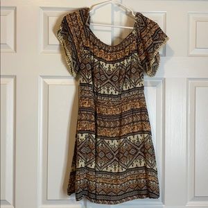 Off the shoulder dress